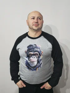 Реглан Smoking monkey